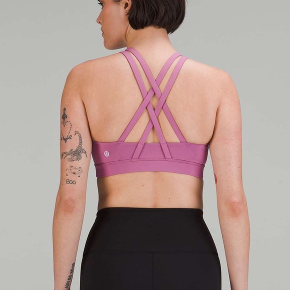 NWT LULULEMON Energy Bra - Velvet Dust - Picture 2 of 6